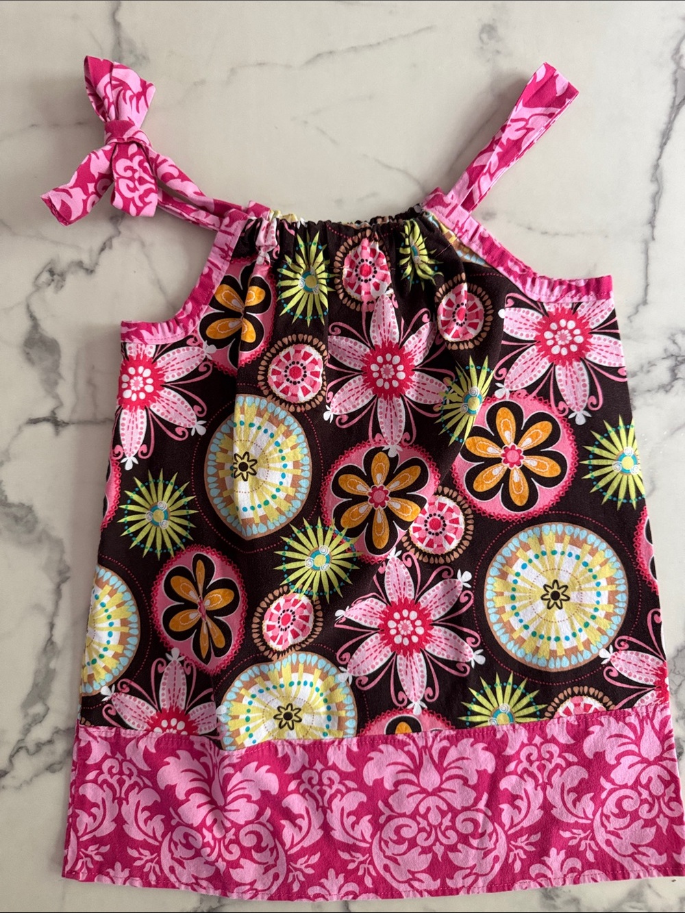 Butterfly Baby Place Sundress Tie Shoulder cotton 18mo
